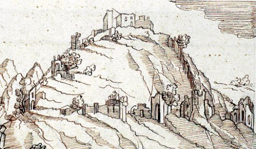 Pieroni 1639.: „Veduta di Modrusch in Croatia“